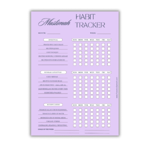 Muslimah Habit Tracker